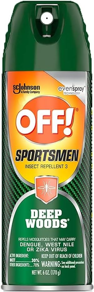 Off! Deep Woods Sportsman Insect Repellent 6 Ounce (Pack of 2)