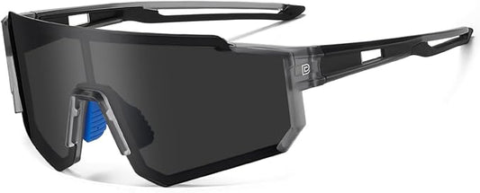 DUCO Polarized Sports Sunglasses for Men Women UV400 Protection Baseball Cycling Running Fishing Sunglasses DC0068
