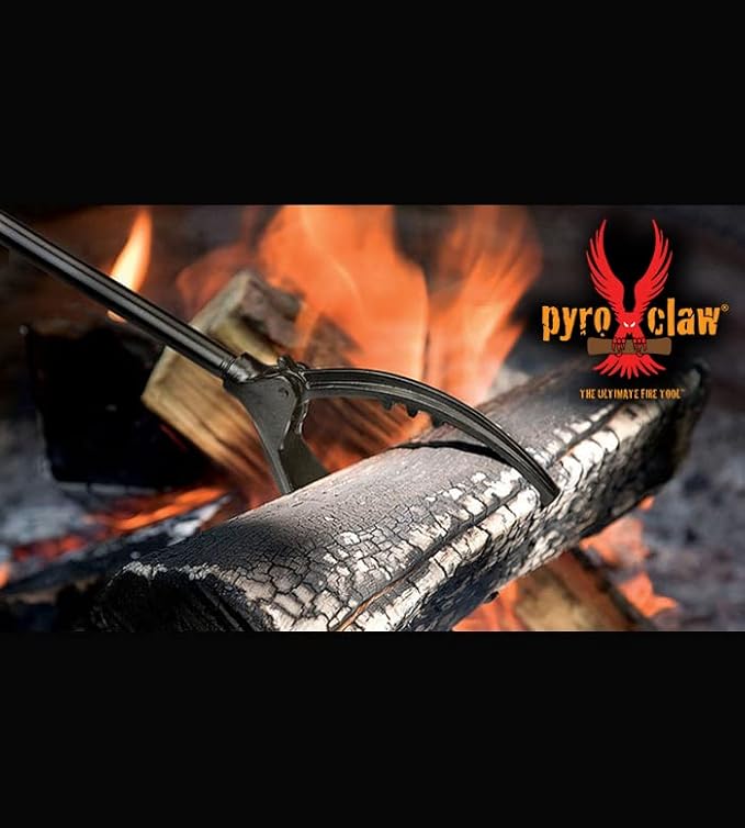 52" Ultimate Campfire Tool, Log Grabber, Very Heavy Duty and Built to Last