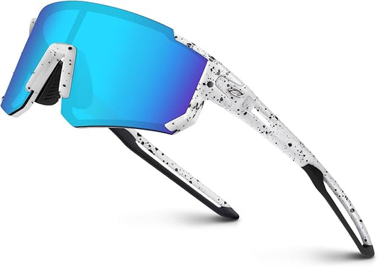 RIVBOS Youth Baseball Sunglasses for Kids(Boys&Girls) Polarized UV Protection Cycling Glasses RYS008