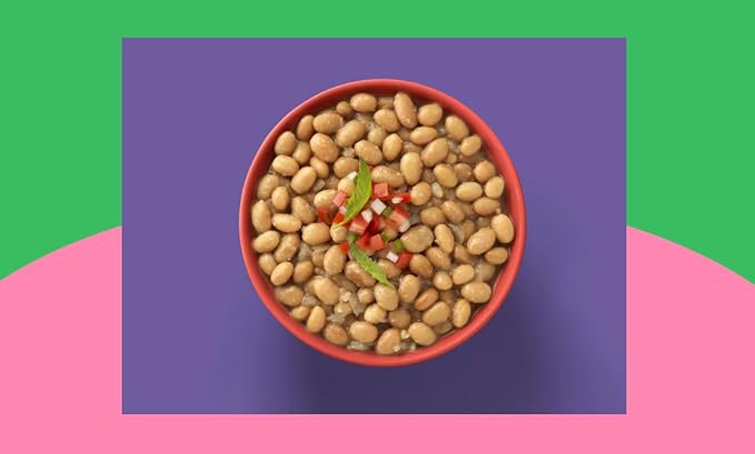 Fillo's Mexican Mayocoba Beans - Ready to Eat Beans, Gluten-Free, Preservative-Free, Microwavable, Non-GMO, Vegan Friendly, Plant Protein, 10 oz Pk of 6