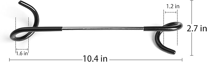 3PCs Garage Shelving Storage Hooks for Outdoor Camping Lanterns, Non-Slip Bird Feeders, Kitchen Shelving Poles