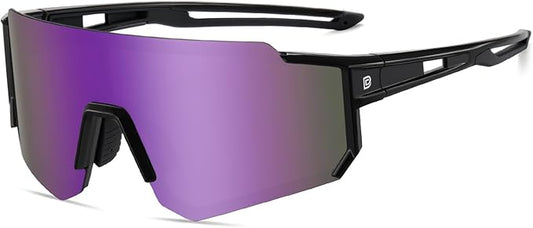DUCO Polarized Sports Sunglasses for Men Women UV400 Protection Baseball Cycling Running Fishing Sunglasses DC0068