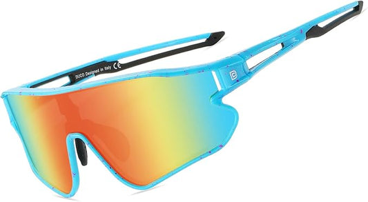DUCO Sports Polarized Sunglasses for Men Women Running Sunglasses Fishing Cycling Baseball Glasses UV400 Protection DC0023