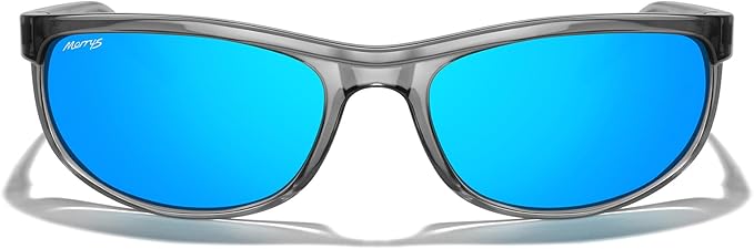 MERRY'S Wrap Around Sport Polarized Sunglasses for Men Women Driving Fishing Cycling Running UV400 Protection S3027