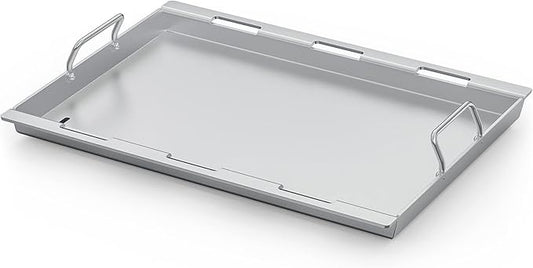 Stanbroil Full Size Griddle Insert for Weber Spirit 300, Spirit 400 Series Gas Grill, Flat Top Grill Griddle Insert for Weber Spirit 310 315 320 330 335 425 435, Stainless Steel
