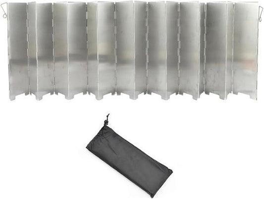 Camp Stove Windshield Plates Aluminum Alloy Alcohols Stove Windscreen Folding Lightly Weight Camp Burners Windshield