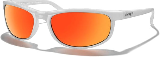 MERRY'S Wrap Around Sport Polarized Sunglasses for Men Women Driving Fishing Cycling Running UV400 Protection S3027