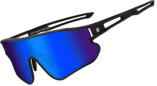 DUCO Sports Polarized Sunglasses for Men Women Running Sunglasses Fishing Cycling Baseball Glasses UV400 Protection DC0023