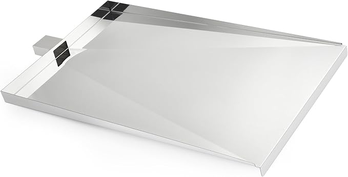 SUB025 Drip Tray for Traeger Tailgater Drip Pan Junior Elite 20 Tailgater 20 Bronson 20 Grill Accessories TFB30LZAC TFB29PLB TFB29LZB BBQ055 TFB29LZA Stainless Steel Heat Baffle Replacement Parts