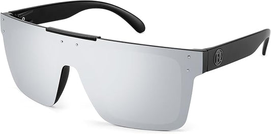 FEISEDY Men Sunglasses Polarized Oversized Square Flat Top Cycling Running Fishing Golf Hiking Sports B2990