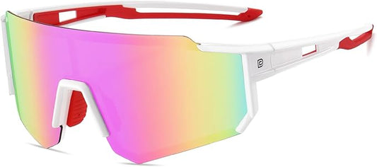 DUCO Polarized Sports Sunglasses for Men Women UV400 Protection Baseball Cycling Running Fishing Sunglasses DC0068