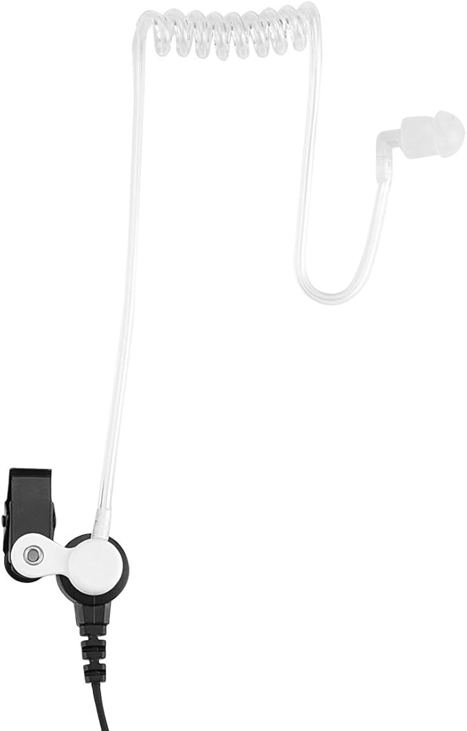 CP200 Surveillance Earpiece Headset Compatible with M0torola XU2600 CLS1110 CLS1413 CP200D RMU2040 RDU4100 Walkie Talkie with Mic PTT (1 Pack)