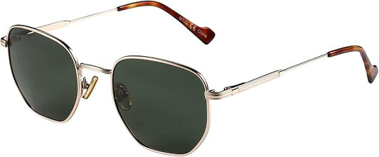 ZENOTTIC Hexagon Polarized Retro Sunglasses for Men Women-Vintage Metal Frame Design UV Protection Trendy Fashion Shades