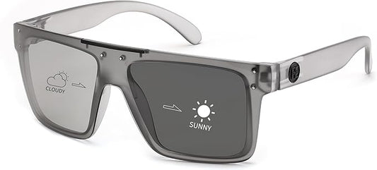 FEISEDY Men Sunglasses Polarized Oversized Square Flat Top Cycling Running Fishing Golf Hiking Sports B2990
