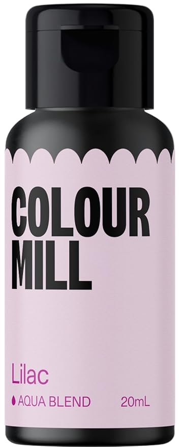 Colour Mill Aqua Blend Water-Based Food Coloring, 20 Milliliters Lilac