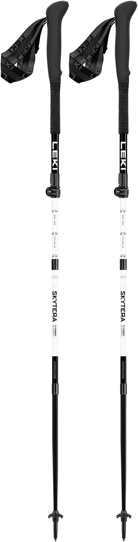 LEKI Skytera FX Carbon SL Collapsible Adjustable Lightweight Walking Poles for Thru-Hiking, Fast-Packing, & Mountaineering
