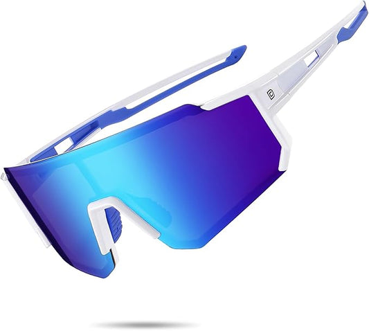 DUCO Polarized Sports Sunglasses for Men Women UV400 Protection Baseball Cycling Running Fishing Sunglasses DC0068