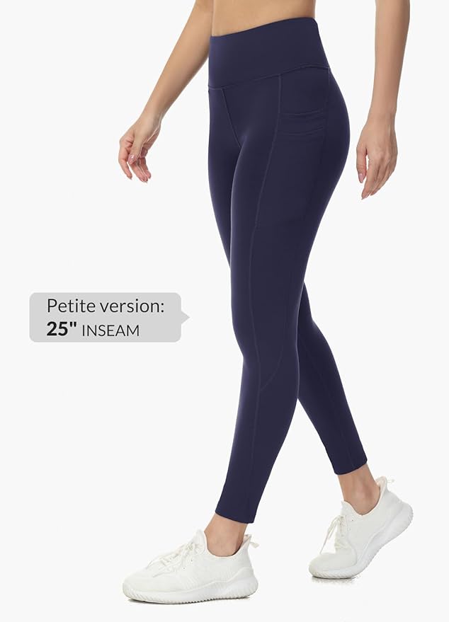 baleaf Women's Fleece Lined Leggings Water Resistant Thermal Winter Warm Tights High Waisted with Pockets Running Gear