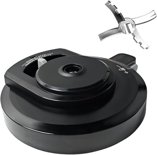 NC500 Outer Bowl Lid and Paddle Replacement for Ninja Creami Deluxe Ice Cream Maker - Compatible with NC500, NC501, NC501H, NC501HBL, NC501HGN, CN501CO Series (500 Series Accessories)