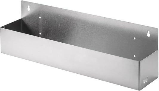 FlagShip Speed Rail 22 Inch Stainless Steel Liquor Bottle Holder Wall Mounted Syrup Rack Bottle Storage for Bar,Kitchen,Coffee Station