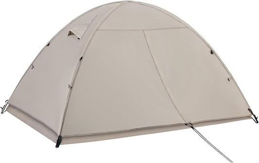 Double Layer Waterproof 2-Person Dome Tent – 4-Season Weather-Resistant Camping Tent for Rain and Wind Protection – Ultralight & Easy Setup Outdoor Gear