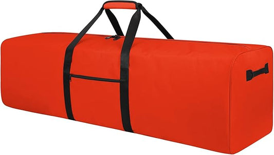 Urbanstand 48 Inch Travel Duffle Bag Extra Large Sport Equipment Duffel Bags with 2-way Lockable Zippers Orange