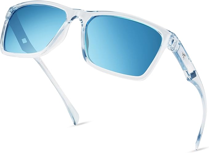 KastKing FlatRock Polarized Sport Sunglasses for Men and Women, Ideal for Driving Fishing Cycling Running, UV Protection