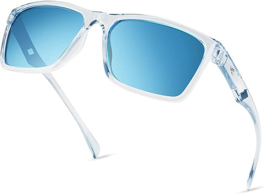 KastKing FlatRock Polarized Sport Sunglasses for Men and Women, Ideal for Driving Fishing Cycling Running, UV Protection