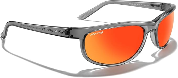 MERRY'S Wrap Around Sport Polarized Sunglasses for Men Women Driving Fishing Cycling Running UV400 Protection S3027