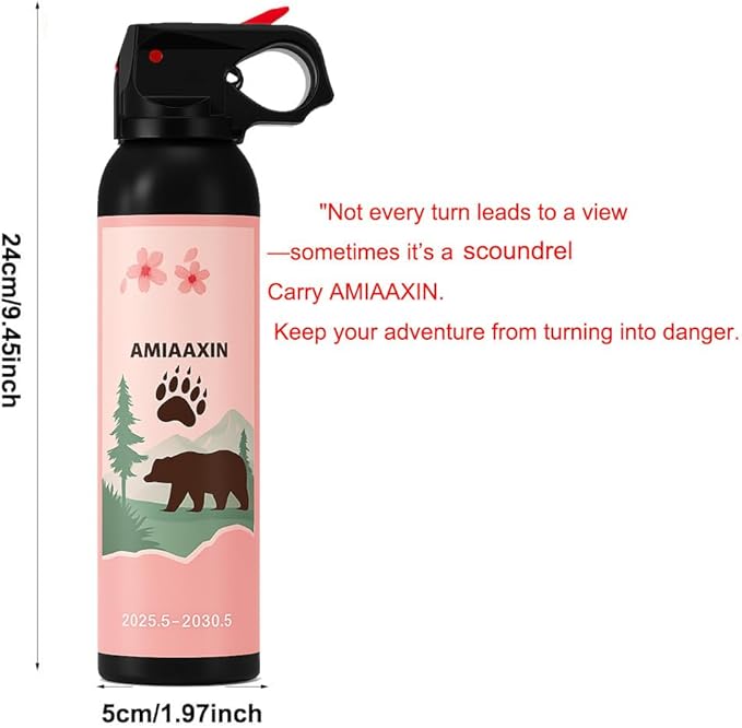 Pepper Spray Easy Carry and Fast Access Easy to Use Safety with Holster Pepper Spray for Both Women and Men Quick Release Secure