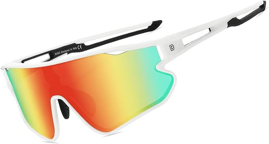 DUCO Sports Polarized Sunglasses for Men Women Running Sunglasses Fishing Cycling Baseball Glasses UV400 Protection DC0023