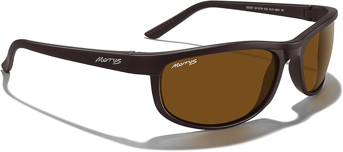 MERRY'S Wrap Around Sport Polarized Sunglasses for Men Women Driving Fishing Cycling Running UV400 Protection S3027