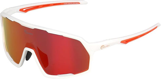 Polarized Sport Safety Sunglasses UV400 Protection & Lightweight Glasses for Men Women, Adjust for Cycling Running