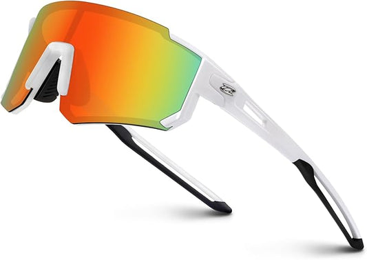 RIVBOS Youth Baseball Sunglasses for Kids(Boys&Girls) Polarized UV Protection Cycling Glasses RYS008