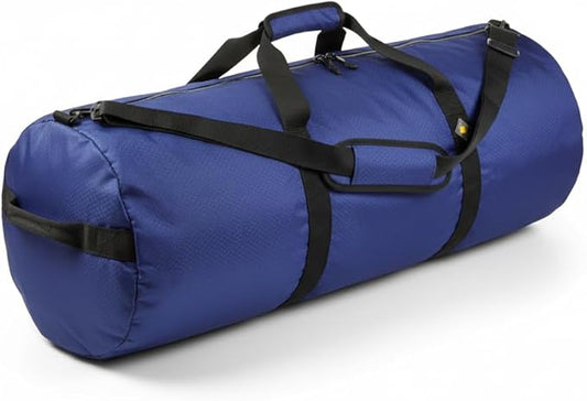 North Star Sports Foldable Duffle Bag for Travel, Gym & Outdoor Camping | Tough and Packable Sport Equipment Bag & Gear Organizer | Heavy Duty Large Duffel Bags for Traveling