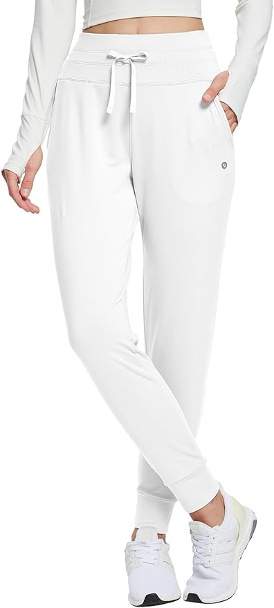 baleaf Women's Fleece Lined Pants Water-Resistant Sweatpants Winter Thermal Ski Hiking Running Joggers