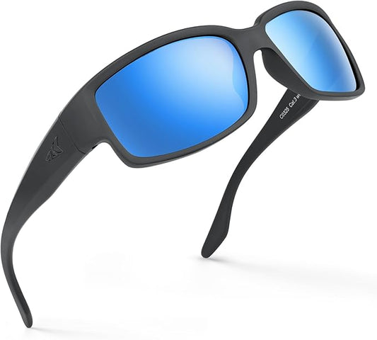 KastKing Skidaway Polarized Sport Sunglasses for Men and Women,Ideal for Driving Fishing Cycling and Running,UV Protection