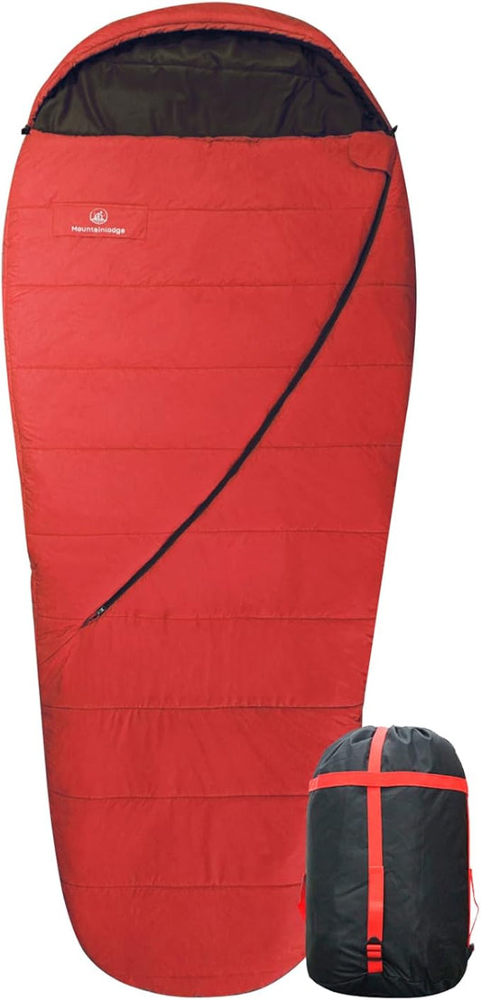 Balance Sleeping Bag for Adult,Cold&Warm Weather with Compression Sack and Water Resistant for Family Camping,Travel and Car Camping