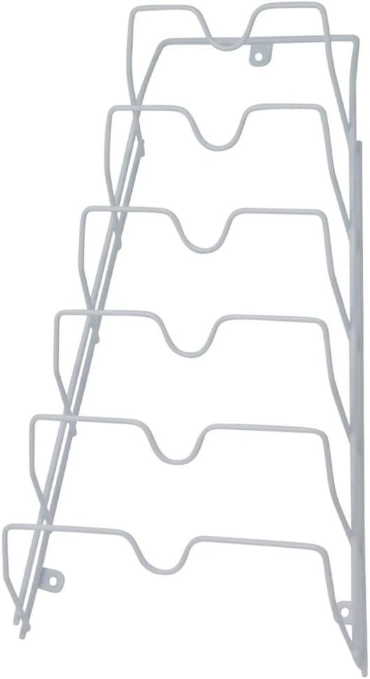 Evelots 2-in-1 Pot Lid Organizer with Towel Holder - 2 Pack, 3-Tier Cabinet Door Rack - Space-Saving Kitchen Organizer for Glass or Metal Pan Lids & Towels - Over the Door Design - Chrome