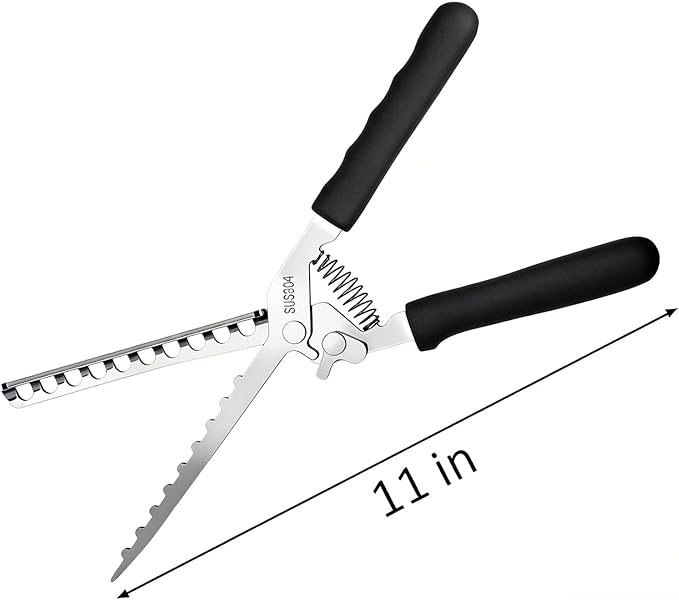 Rib Membrane Remover, Stainless Steel Cooking Accessories, Ergonomic BBQ Accessories, Dishwasher Safe Grilling Accessories, Barbecue Tool Set - Gift for Men (Black)