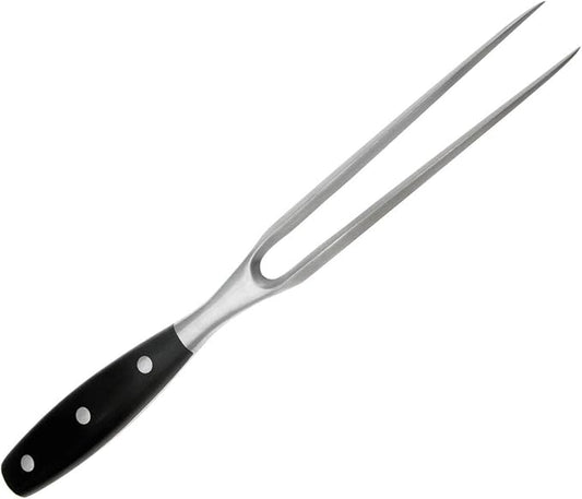 Carving Fork, Meat Fork, 12 Inch Cooking Fork, Stainless Steel BBQ Fork, Long Metal Chef Pro Kitchen Forks for Barbecue, Serving, Cooking, Grilling, Roasting