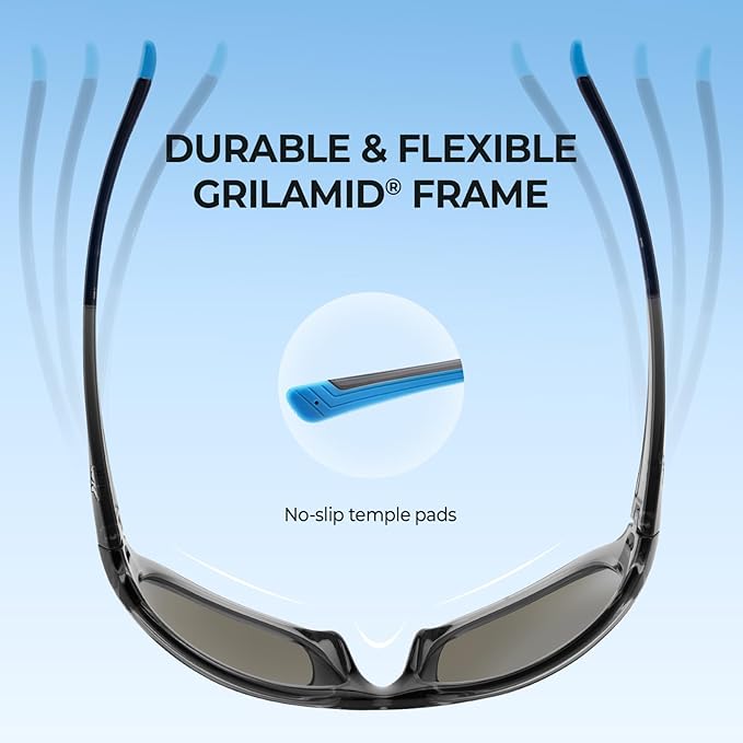 KastKing Dugan Polarized Sport Sunglasses for Men and Women, Ideal for Driving Fishing Cycling Running, UV Protection