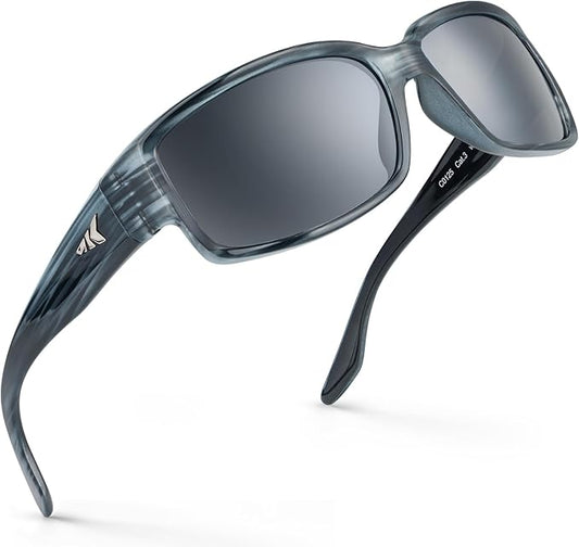KastKing Skidaway Polarized Sport Sunglasses for Men and Women,Ideal for Driving Fishing Cycling and Running,UV Protection