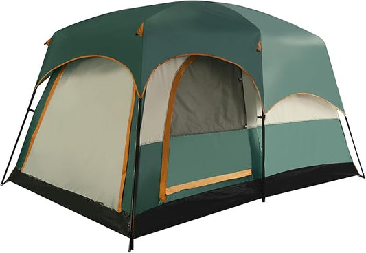Camping Tent, Easy Setup, 1-2-8-10 Person Waterproof and Portable Tent for Camping Hiking Outdoor