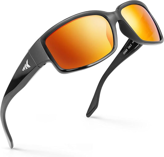 KastKing Skidaway Polarized Sport Sunglasses for Men and Women,Ideal for Driving Fishing Cycling and Running,UV Protection