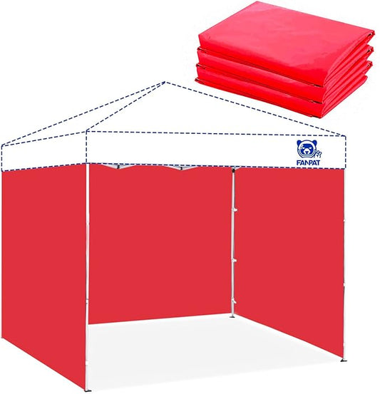 3PCS Canopy Sidewalls for 10x10 Pop Up Canopy Tent Waterproof, 99% UV Protection, 3 Piece Sidewalls, (Sidewall Only, Canopy Tent NOT Included)