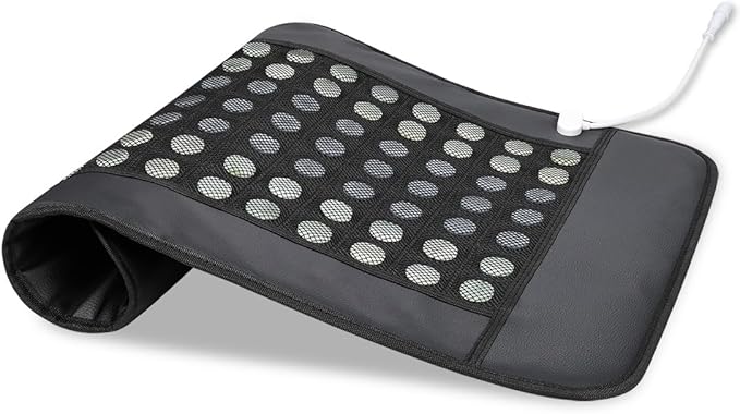 Far Infrared Heating Pad-EMF Free-Timed Auto Off,-ade Stones-Storage Bag 2025Upgraded