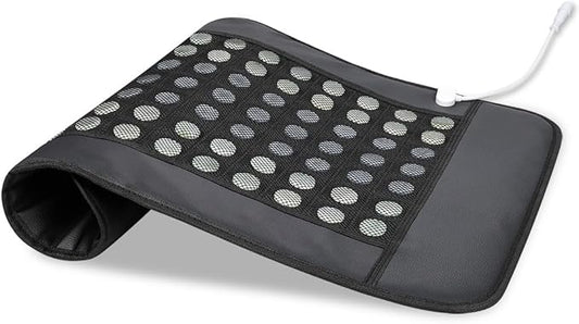 Far Infrared Heating Pad-EMF Free-Timed Auto Off,-ade Stones-Storage Bag 2025Upgraded