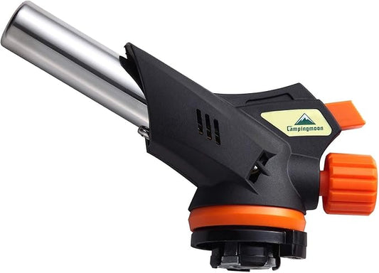 CAMPINGMOON Flame Adjustable Cooking Torch (Butane Gas Fuel Not Included) for Camping BBQ Barbecue MT-2915